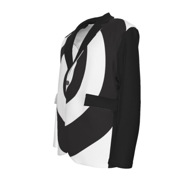 Spiral Rabbit Men's Casual Flat Lapel Collar Blazer | 245GSM Cotton - Image 4