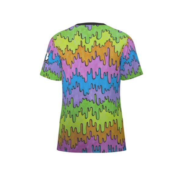 Psychedelic Rabbit Lightning Bolt Fractal Men's O-Neck T-Shirt | 190GSM Cotton - Image 5