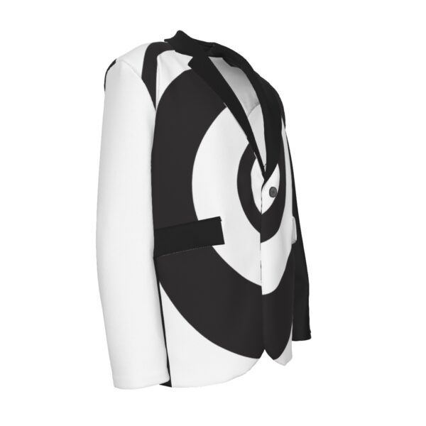 Spiral Rabbit Men's Casual Flat Lapel Collar Blazer | 245GSM Cotton - Image 3
