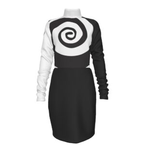 Spiral Women’s Waist Hollow Hip Dress