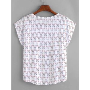 Think Deep Arrow Women’s Curved Hem T-shirt (Plus Size)