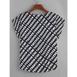 Dink Theeper Fashion Women’s Curved Hem T-shirt (Plus Size)