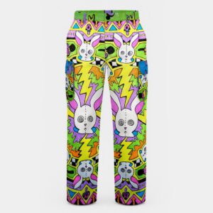 Psychedelic Rabbit Mandela Men’s Cargo Suit Pants